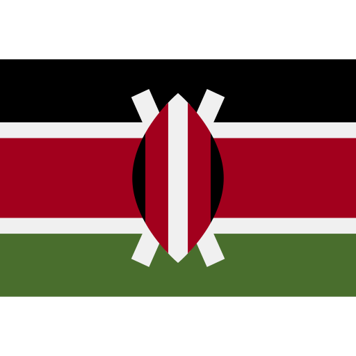 kenia Flags Rectangular icono