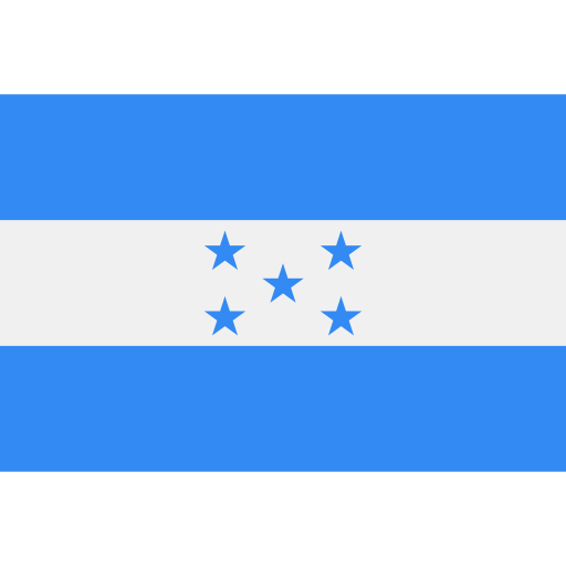 honduras Flags Rectangular icono