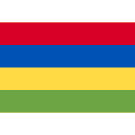 모리셔스 Flags Rectangular icon