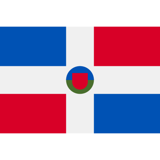 repubblica dominicana Flags Rectangular icona