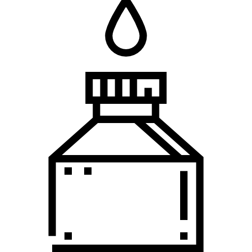 tinta Detailed Straight Lineal icono