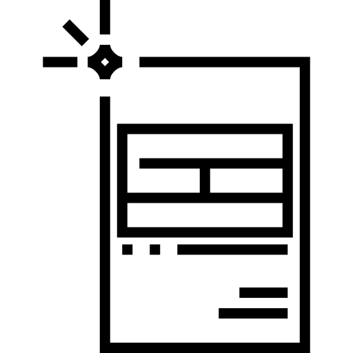 faktura Detailed Straight Lineal ikona