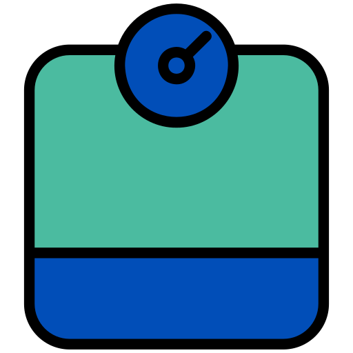 体重計 Generic Outline Color icon