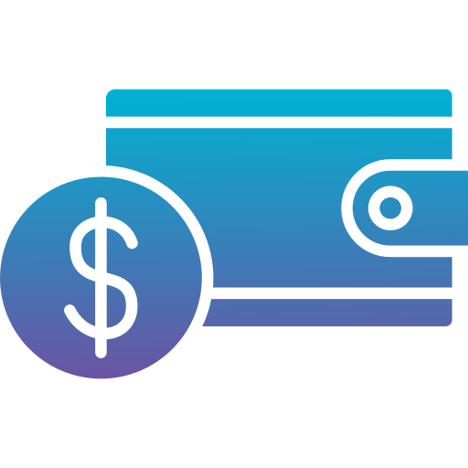 portafoglio Generic Flat Gradient icona