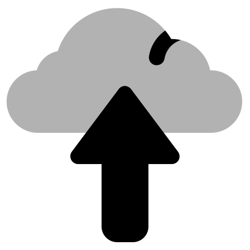 nuage informatique Generic Grey Icône