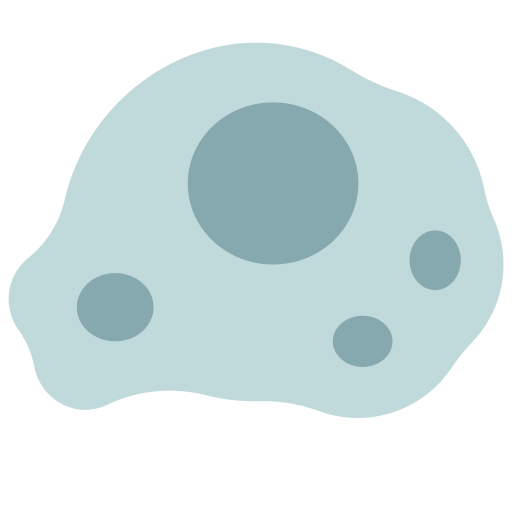 Asteroid Juicy Fish Flat icon