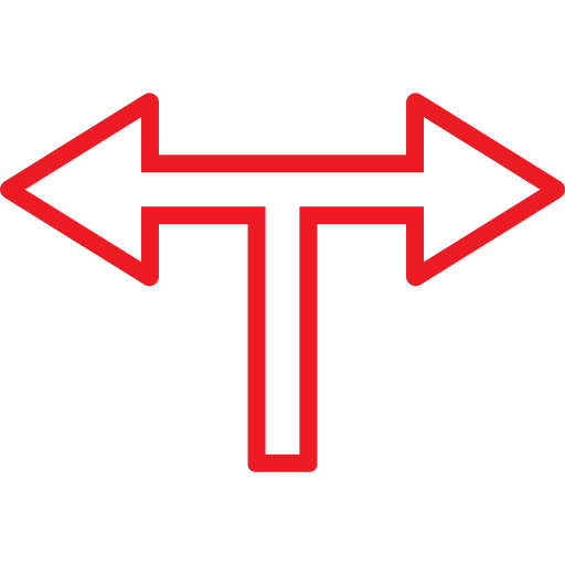 T junction Generic Simple Colors icon