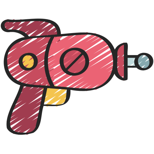 pistola laser Juicy Fish Sketchy icona