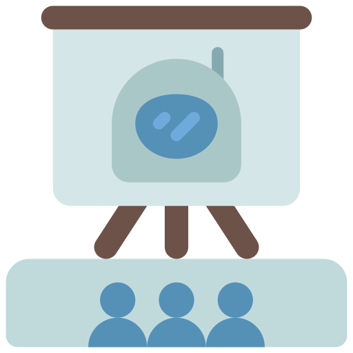 Training course Juicy Fish Flat icon