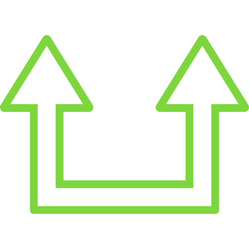 Up arrow Generic Simple Colors icon