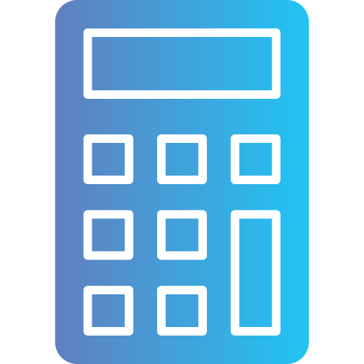 Calculator Generic Flat Gradient icon