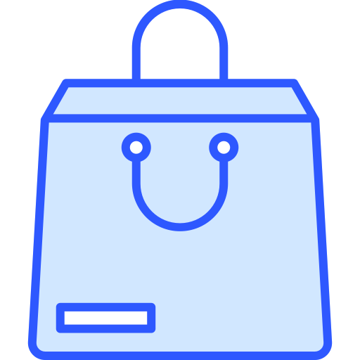 bolsa de la compra Generic Blue icono