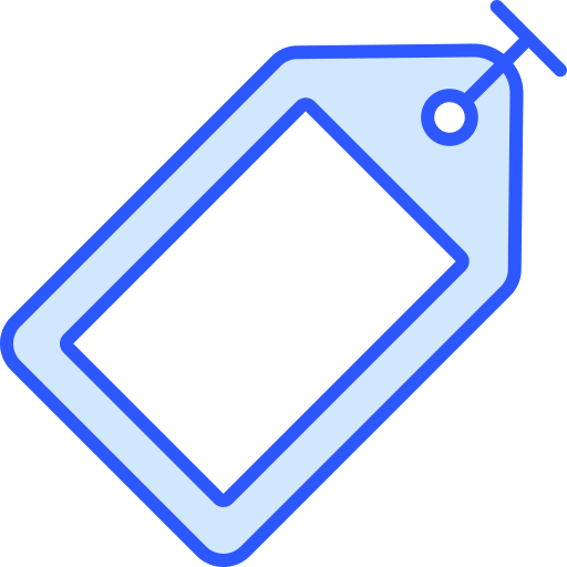 Price tag Generic Blue icon