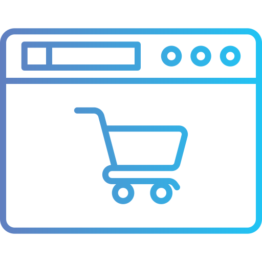 las compras en línea Generic Gradient icono