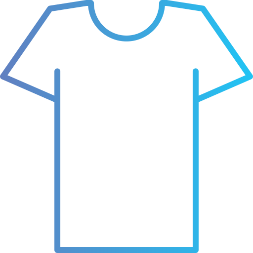 camiseta de manga corta Generic Gradient icono