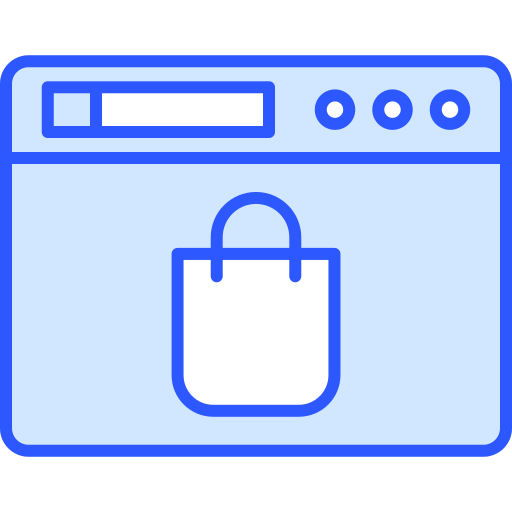 Online shopping Generic Blue icon