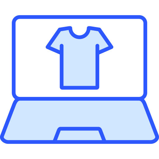 온라인 상점 Generic Blue icon