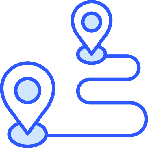 Route Generic Blue icon