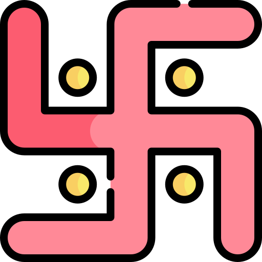 hakenkreuz Kawaii Lineal color icon