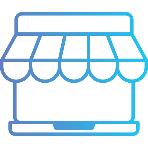 Online store Generic Outline Gradient icon