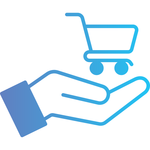 Shopping Generic Outline Gradient icon