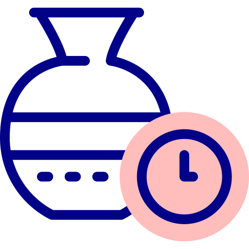 timer Detailed Mixed Lineal color icon