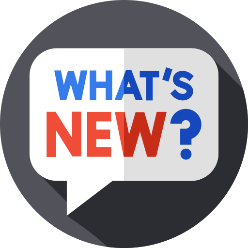 Whats new Flat Circular Flat icon