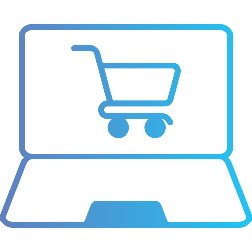 Online shopping Generic Outline Gradient icon