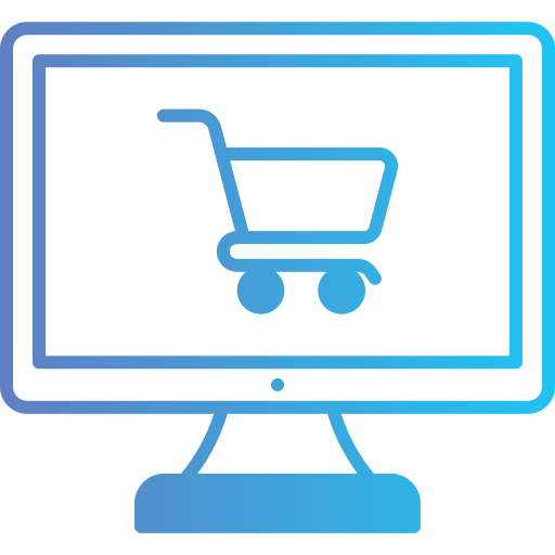 Online shopping Generic Outline Gradient icon