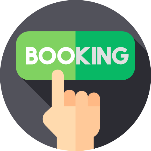 Booking Flat Circular Flat icon