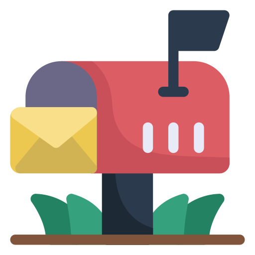 skrzynka pocztowa Generic Flat ikona