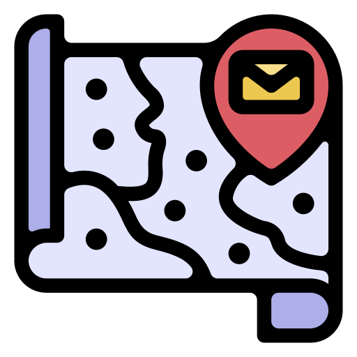 Maps and location Generic Outline Color icon