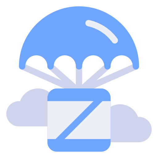 versand und lieferung Generic Blue icon