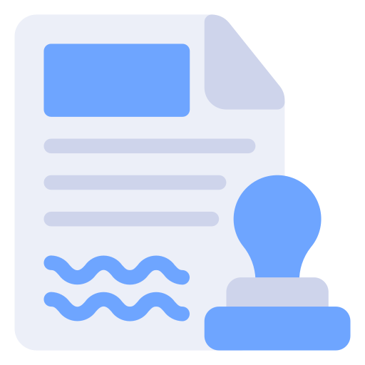 Files and folder Generic Blue icon