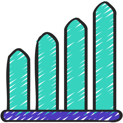 balkendiagramm Juicy Fish Sketchy icon