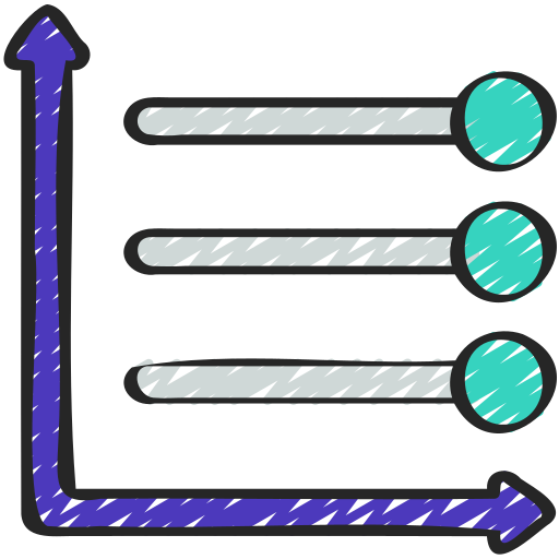 balkendiagramm Juicy Fish Sketchy icon