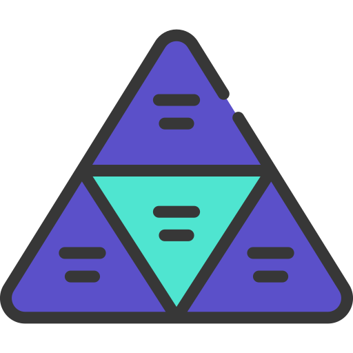 Triangles Juicy Fish Soft-fill icon