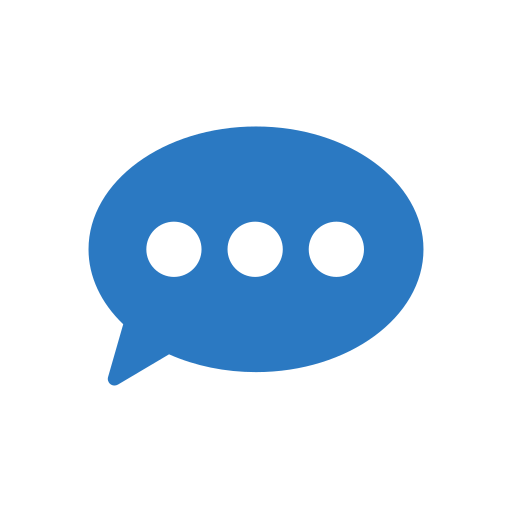 conversação Generic Blue Ícone