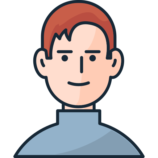 avatar de hombre Generic Outline Color icono