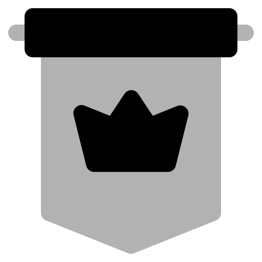 coroa Generic Grey Ícone