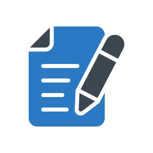 Document Generic Blue icon