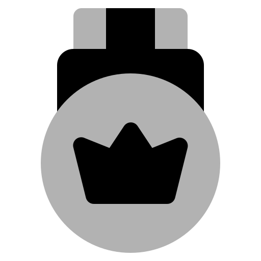 Медаль Generic Grey иконка