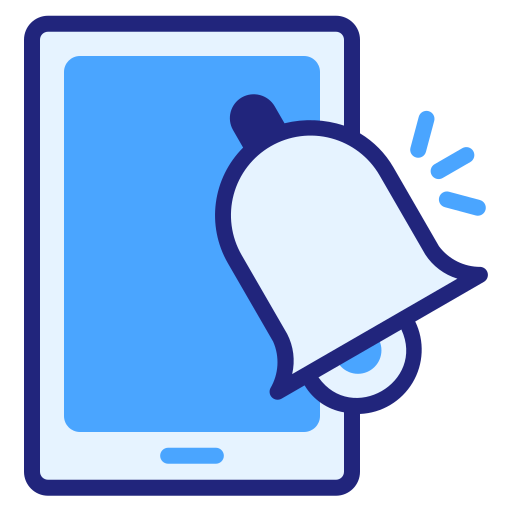 kennisgeving Generic Blue icoon