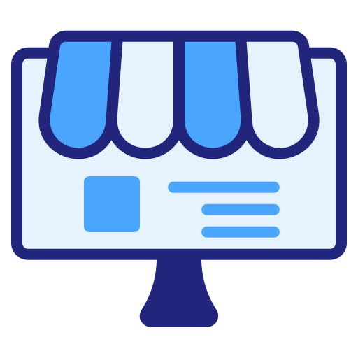 negozio online Generic Blue icona