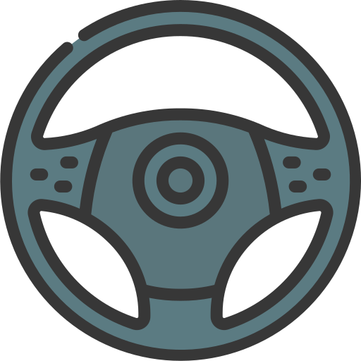Steering wheel Juicy Fish Soft-fill icon