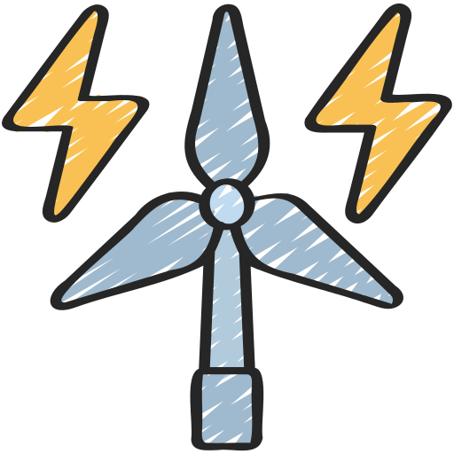 energía eólica Juicy Fish Sketchy icono