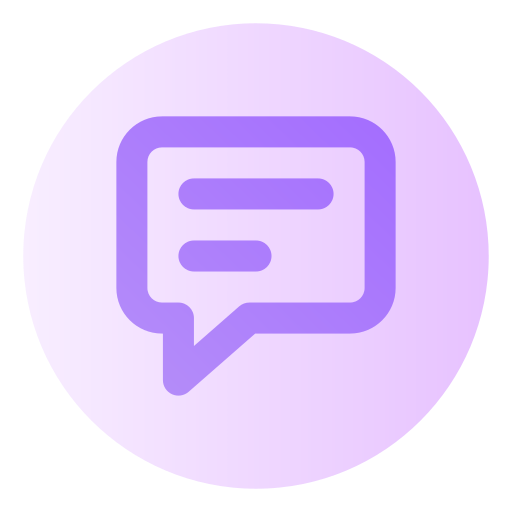 Chat Generic Flat Gradient icon