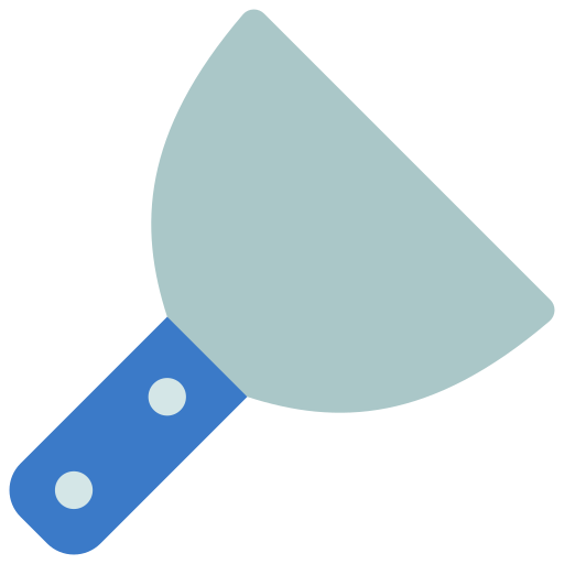 Putty knife Juicy Fish Flat icon