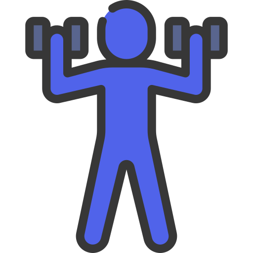 Weight lifting Juicy Fish Soft-fill icon