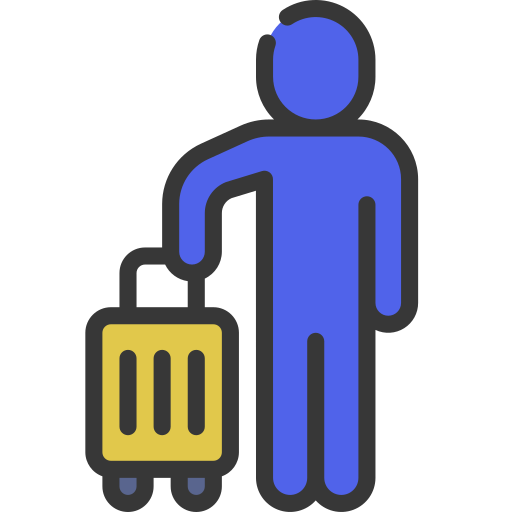 Luggage cart Juicy Fish Soft-fill icon